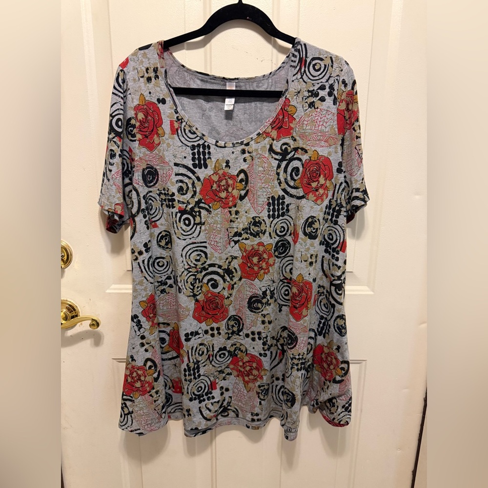 floral Lularoe Perfect T